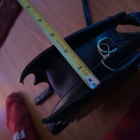 Halloween bat spiderweb cute mini crossbody bag purse - Picture 10 of 10